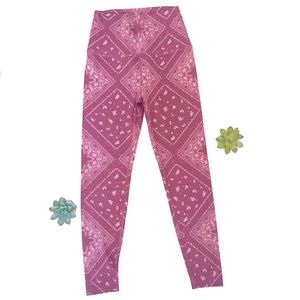 Beyond Yoga High Rise Bandana Floral Print Legging